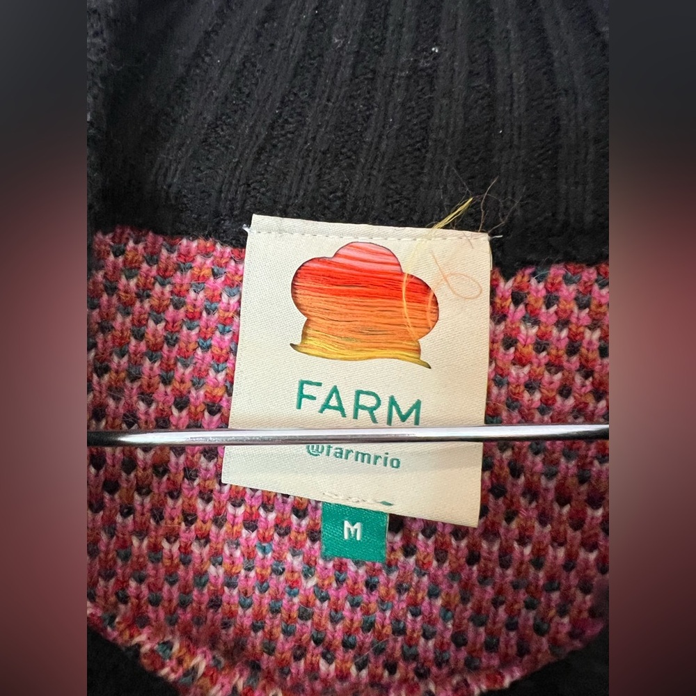 EUC Farm Rio Shell Sweater Dress - Picture 8 of 11